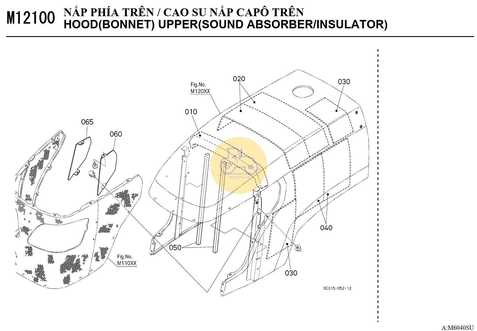 Nắp cách nhiệt capo